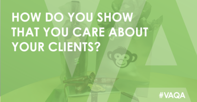 How do you show clients you care?